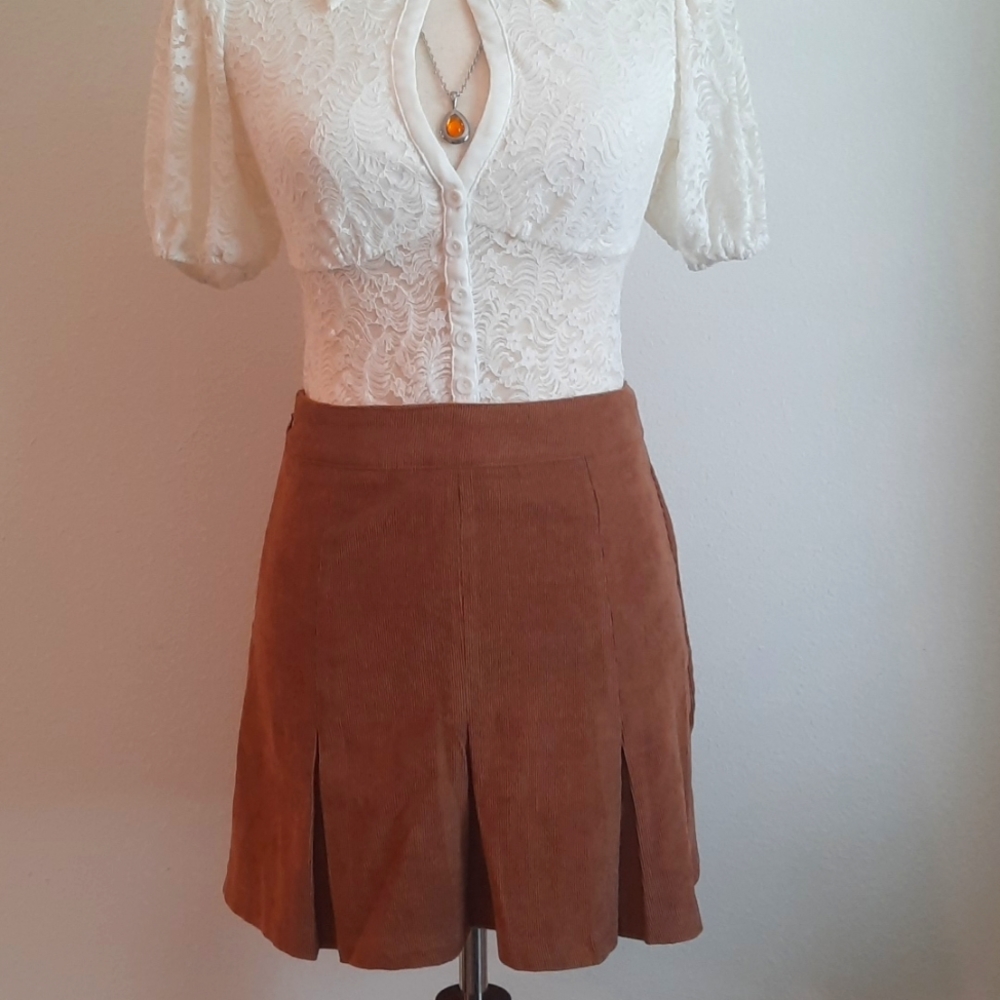 SHEIN brown XS skirt🤎